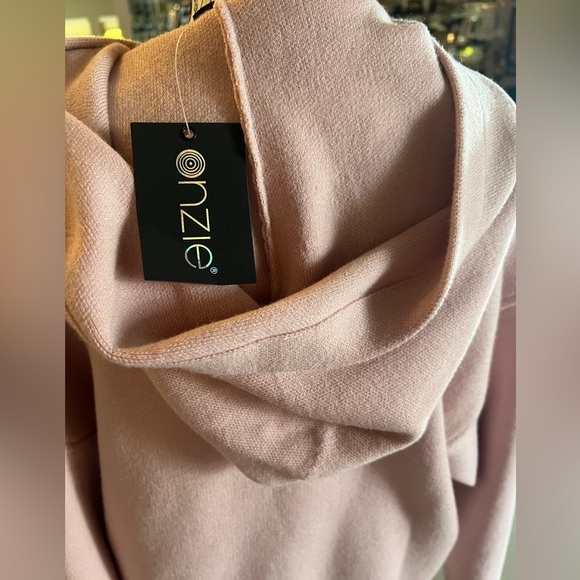 🆕 ONZIE Baby Pink M/L Crop Hoodie - Picture 7 of 17